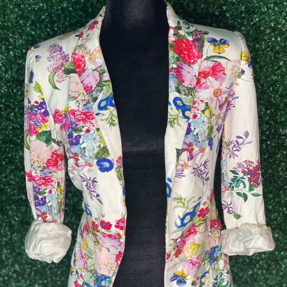 Zara Basic Botanical Garden Blazer - image 3